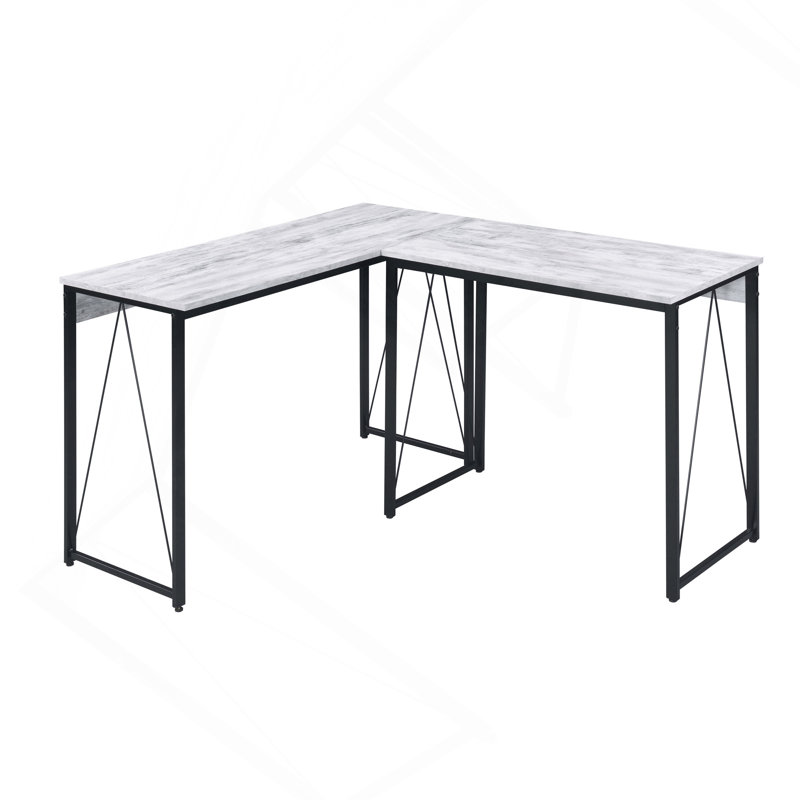 Bureau d'écriture 35,5 "avec base en métal