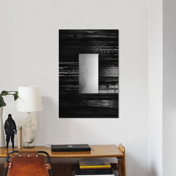 «Silver», reproduction d'art sur toile, H 60 po x l 40po x P 1,5 po