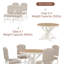 Ensemble repas rond 54 po