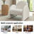 Jenele Upholstered  Boucle Armchair-1531934904