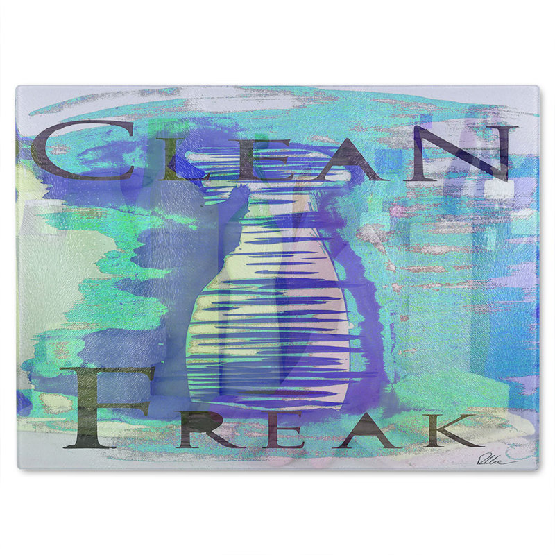Clean Freak Glass Chopping Board