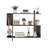 Batravil Floating Geometric Kilter Three-Level Square Accent Shelf-1577848084