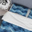 Blue Chevron Patterns III - Ensemble de housse de couette moderne-109156093