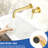 Bathroom Wall Mount Faucet, Brushed Gold, Lever Handle, 11.68 In. Depth, Reliable Build Gold Tap For Bath, Single Handle 2 Holes, 360-Degree Swivel, Convenient Operation-121617551