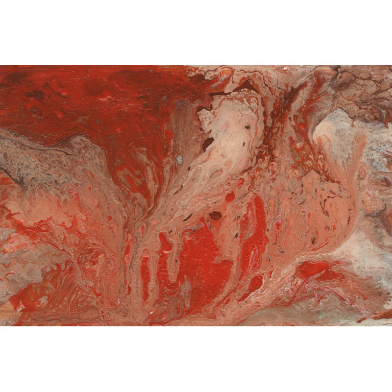 «Autumn Bonfire II» par Regina Moore - peinture sur toile tendue, H 20 po x l 30 po