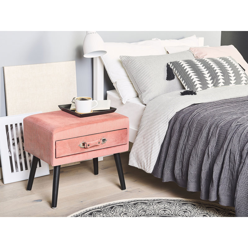 Burgess End Table, Pink
