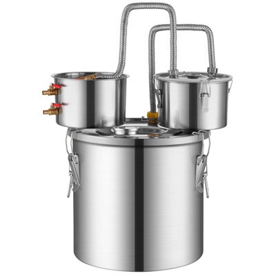 Distillateur pour boissons alcoolisées avec baril et pompe à eau 8W Moonshine