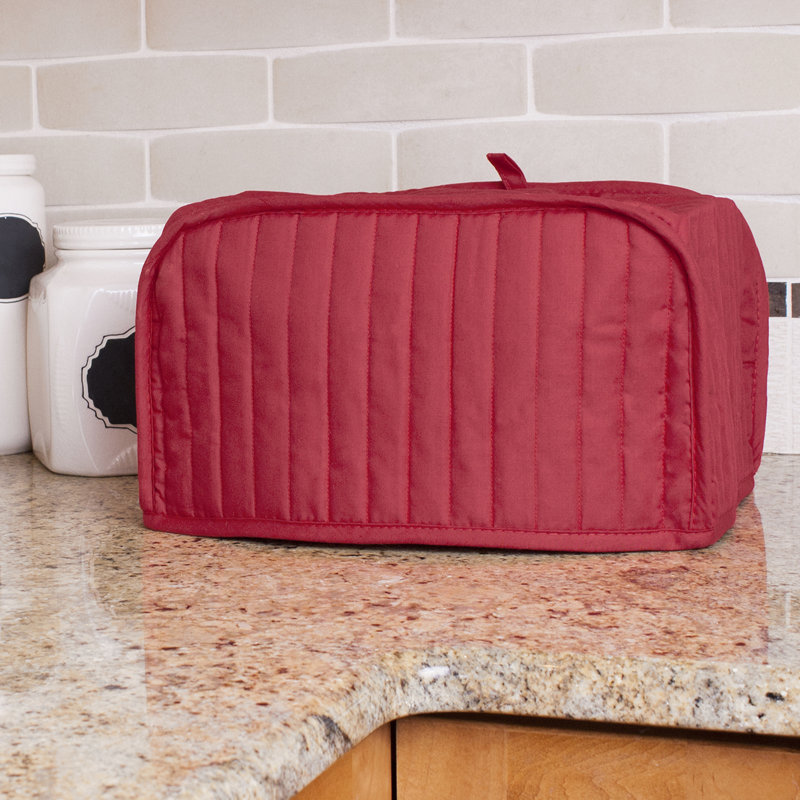 Housse universelle pour grille-pain à quatre tranches, Rouge vif