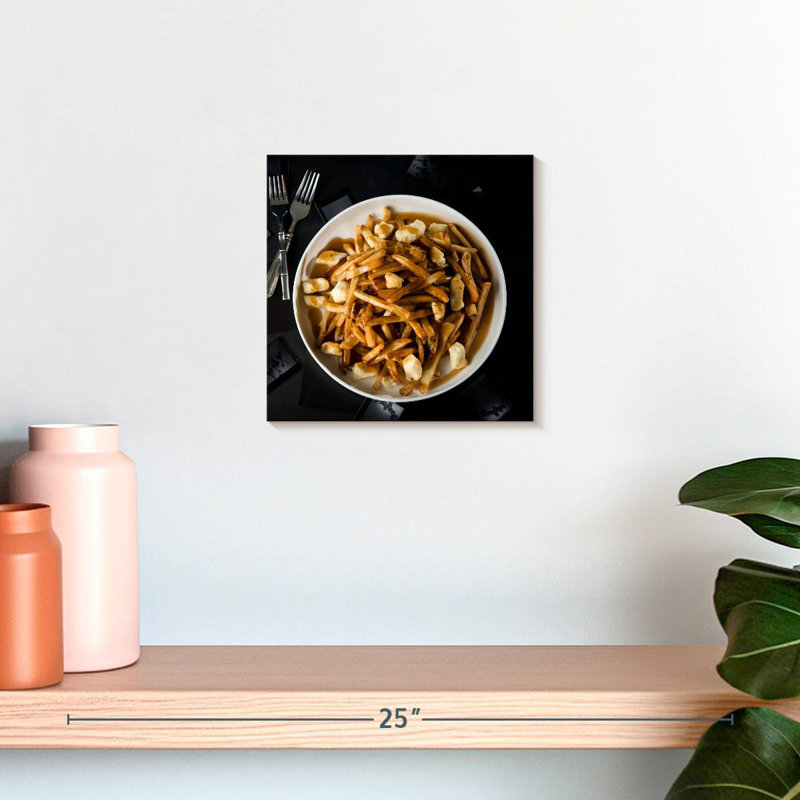 Yarlin Poutine Plate, 10" H x 10" W