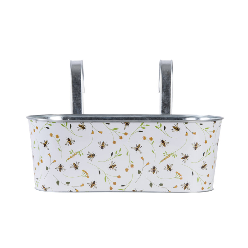 Bee Print Planters with Hooks