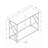 Accent Table Entryway Table Entry Table Narrow Console Table Hallway Table Laminate Metal Frame-535029618