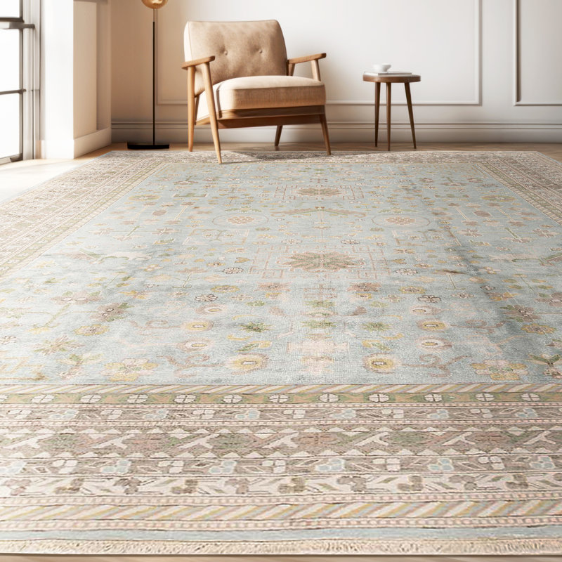 One-of-a-Kind 9'10" X 13'9" Hand Knotted Area Rug