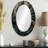 Shoma Wave Twist Abstract Artwork - Liquid Ink Mirror, Modern Unique Wall Mirror, Printed Metal Art-2016792237-2016792236
