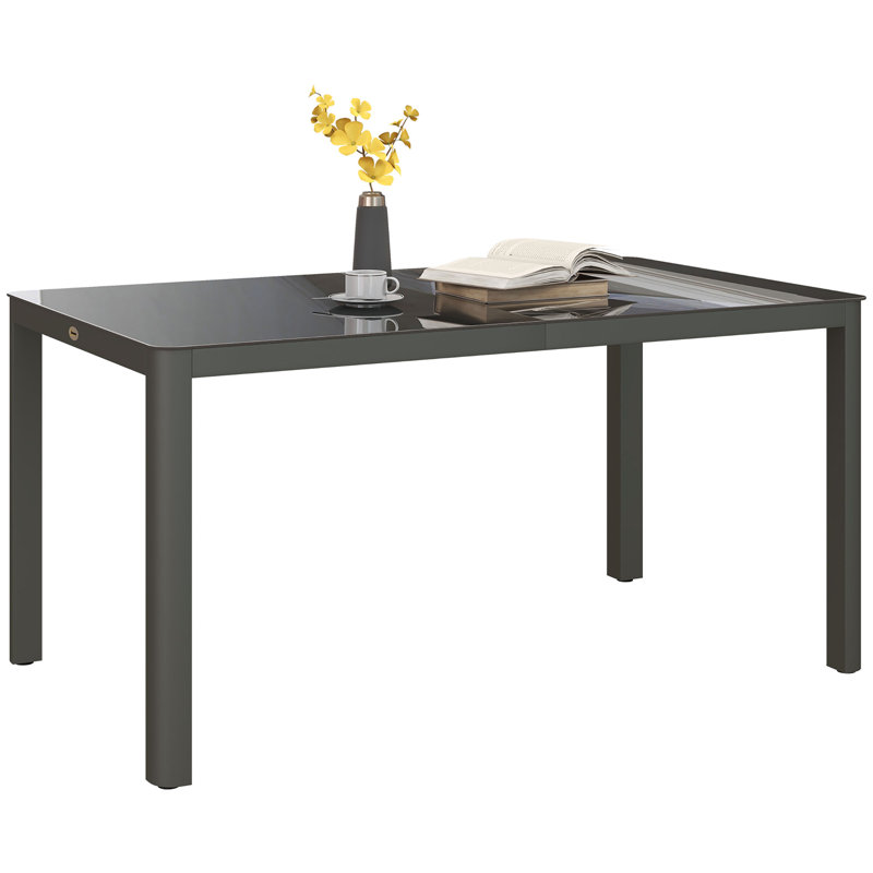 Rectangular Outdoor Dining Table , 150cm cm W 88cm cm D