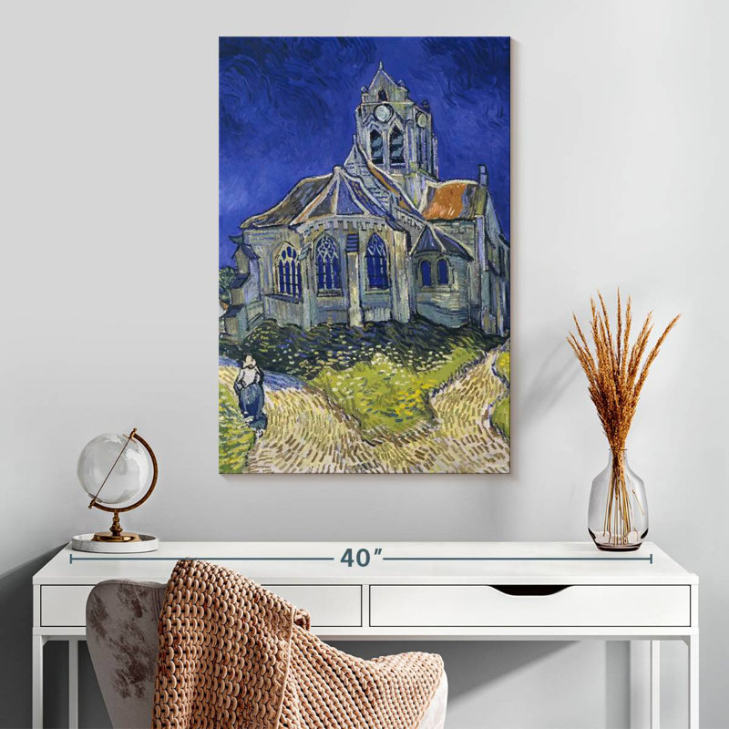 Adella, Église d'Auvers sur Oise, H 30 po x l 20 po