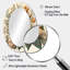 Cream And Orange Flowers Bouquet Interpretation I - Garden Oval Wall Mirror-2084669851