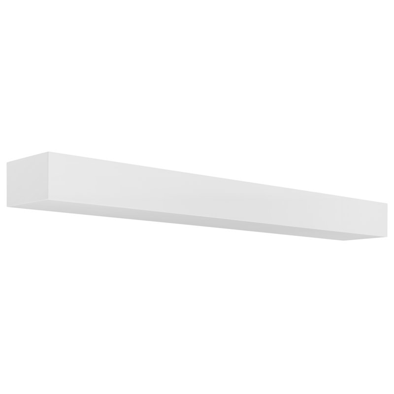 The Sam 72" Shelf MDF White Paint, 72", White