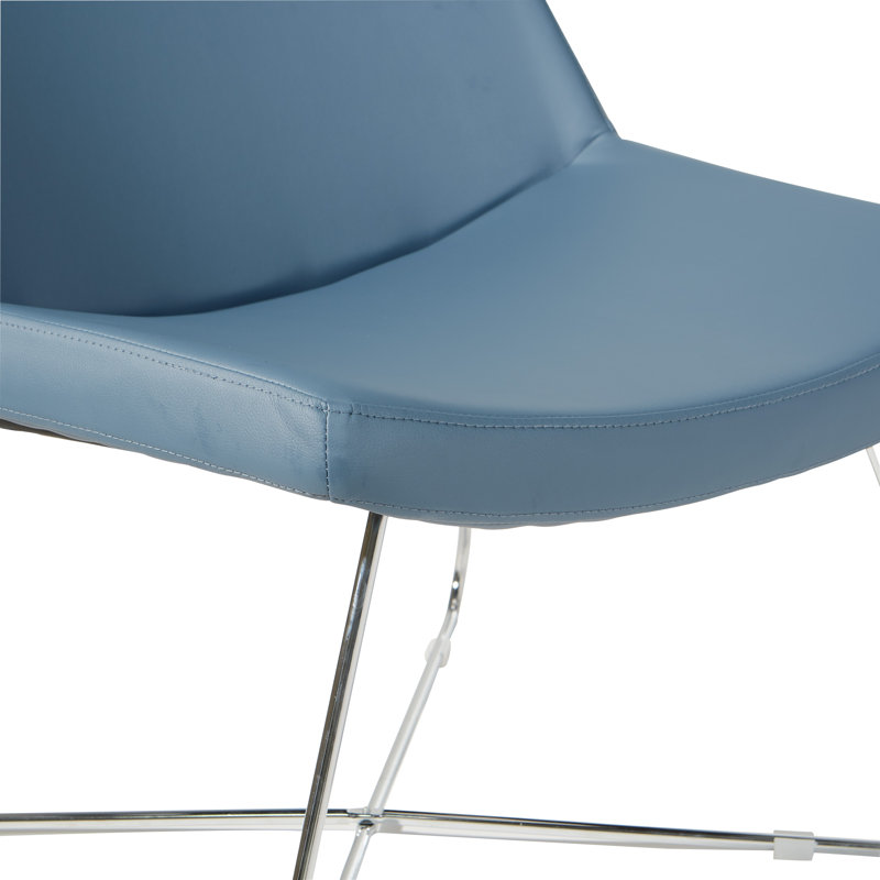 Chaise de réception antimicrobienne l 29 po Mikisha, Bleu