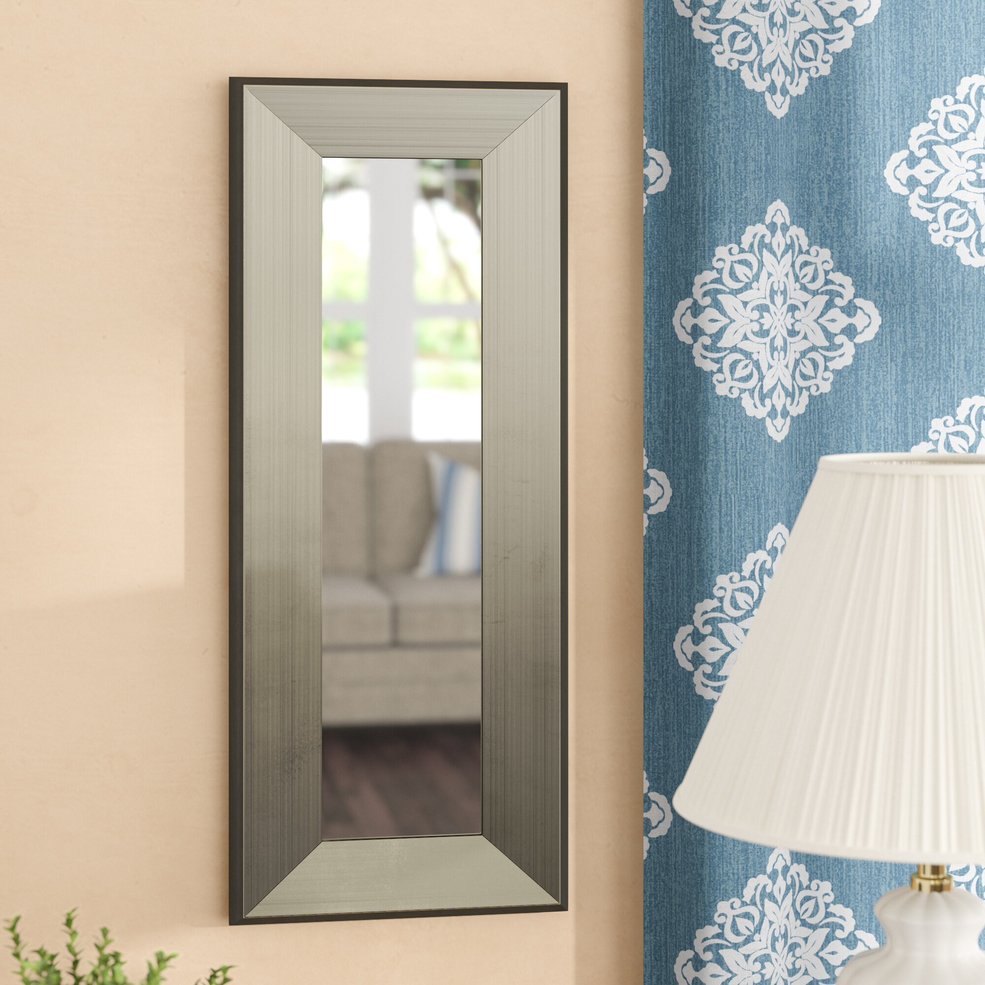 Wrought Studio Colombard Solid Wood Flat Mirror & Reviews | Wayfair