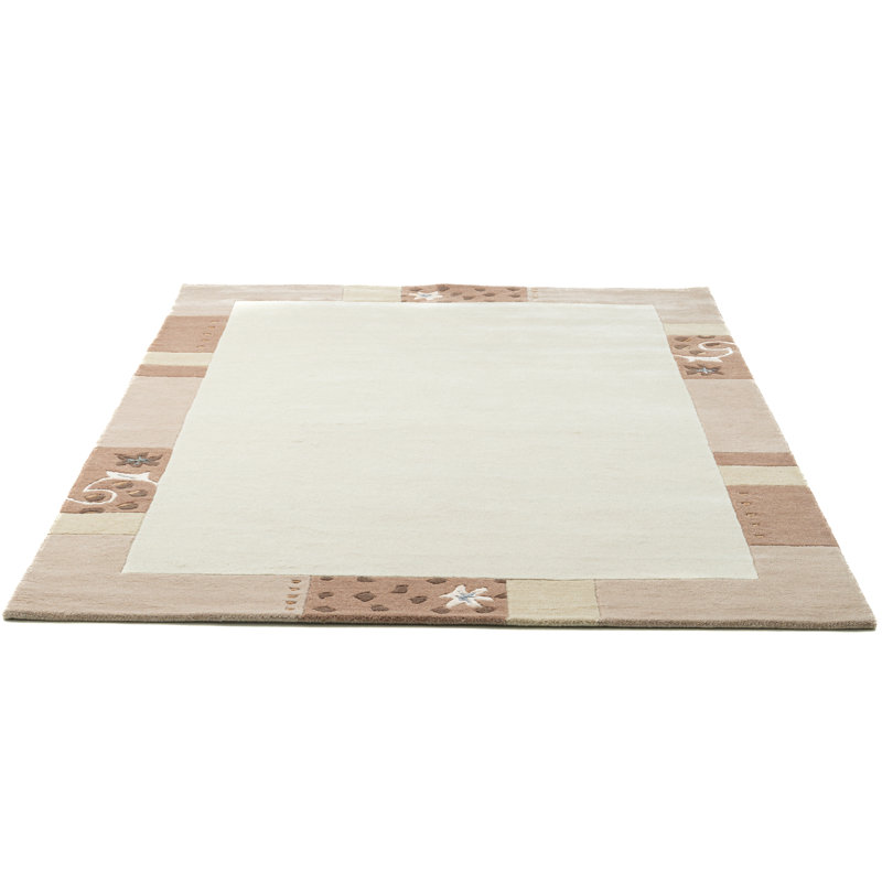 Royal Ganges Hand Tufted Beige Rug, Rectangle 120 x 180cm