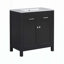 Meuble-lavabo moderne avec lavabo en céramique et options de rangement polyvalentes-113754444
