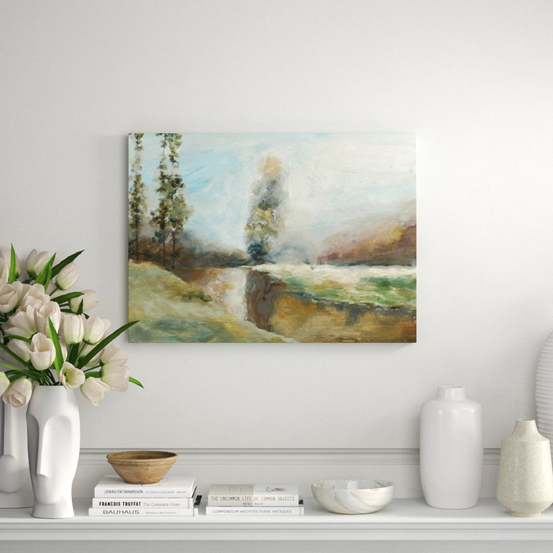 Autumn Breeze Print by Sara Brown, Knife Gel, 24" H x 33" W