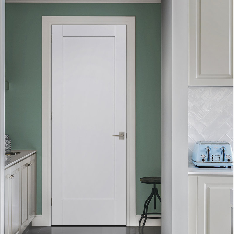 MODA 1-Panel Solid Core Primed Slab Interior Door, 24" x 80"