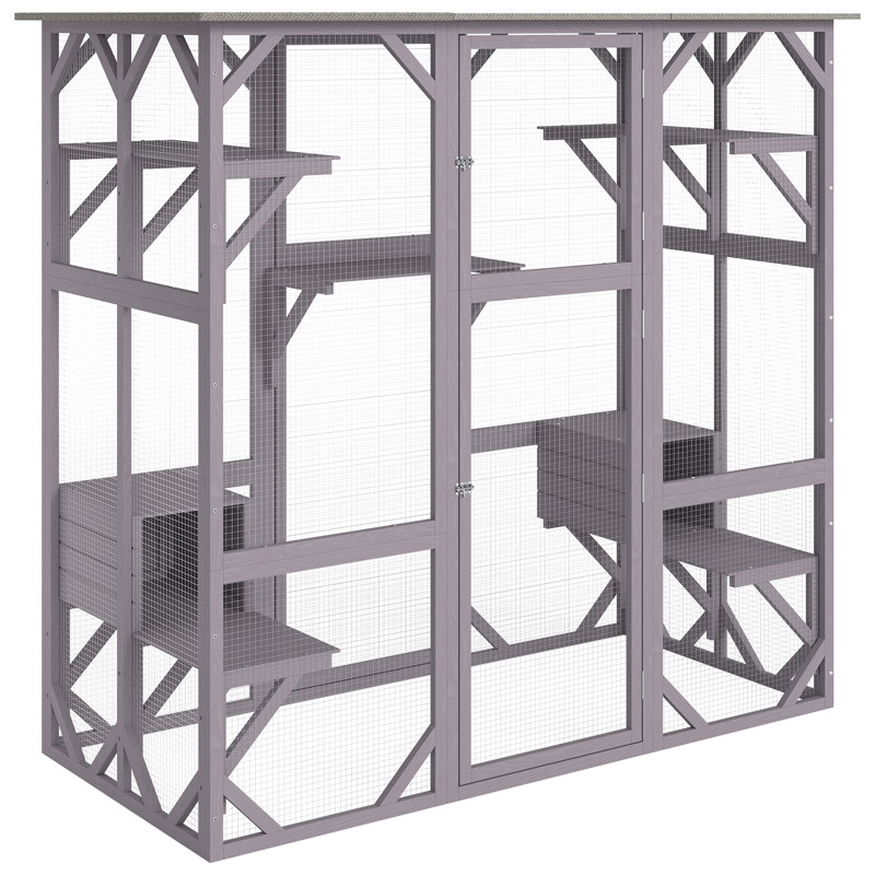 Cat House Outdoor, 7-Tier Large Catio