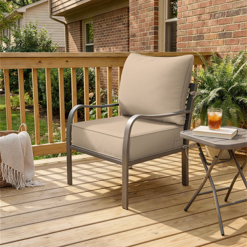 6.5″ Outdoor Replacement  Cushion Set, Deep Seating Seat / Back Cushion Set, Sand