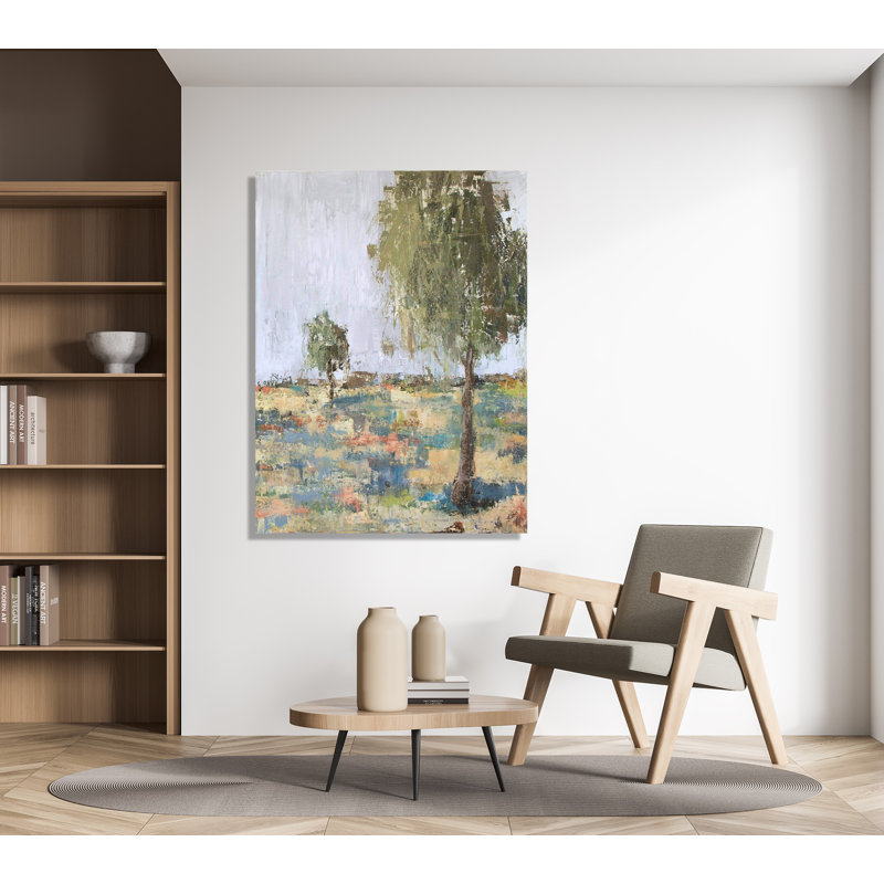 Spring Day II - Artist Enhanced Canvas Print, 24" H x 20" W x 1" D, Wrapped Canvas