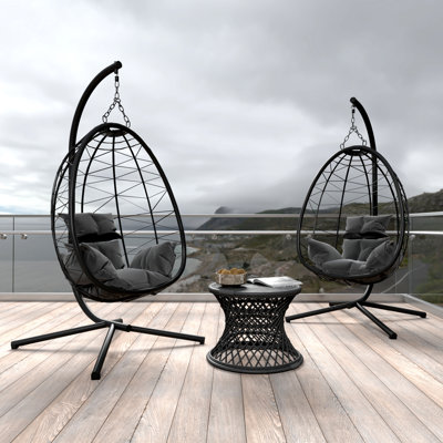 Dakota Fields Swing Floor Chair