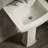 Archer 24" Rectangular Pedestal Bathroom Sink with Widespread Faucet Holes-3639118-2577028