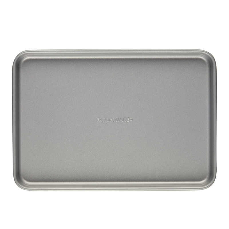 Farberware Silver Steel Nonstick 4-Piece Toaster Oven Bakeware Set