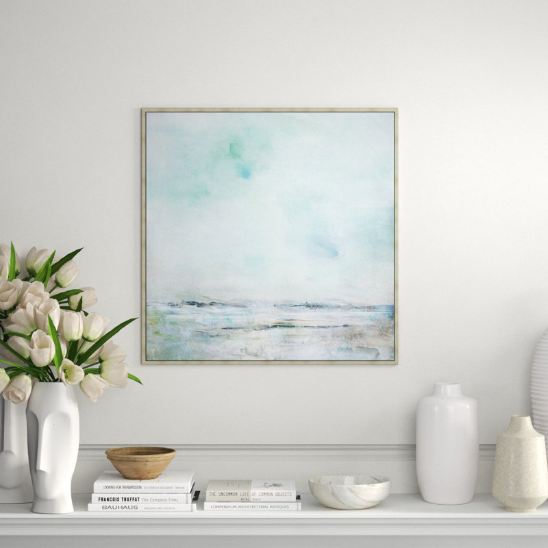 Laurens Blue Print, 30" H x 30" W x 1.5" D