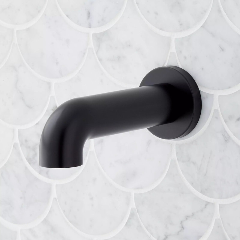 Lexia 6-7/8" Tub Spout, Matte Black