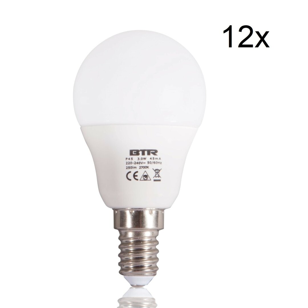 12-tlg. LED-Set 5,5W E14 Boden