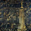«Gold City», reproduction d'art encadrée-775306239