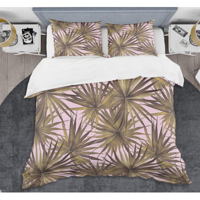 Coastal Polyester Twill Abstract Duvet Cover