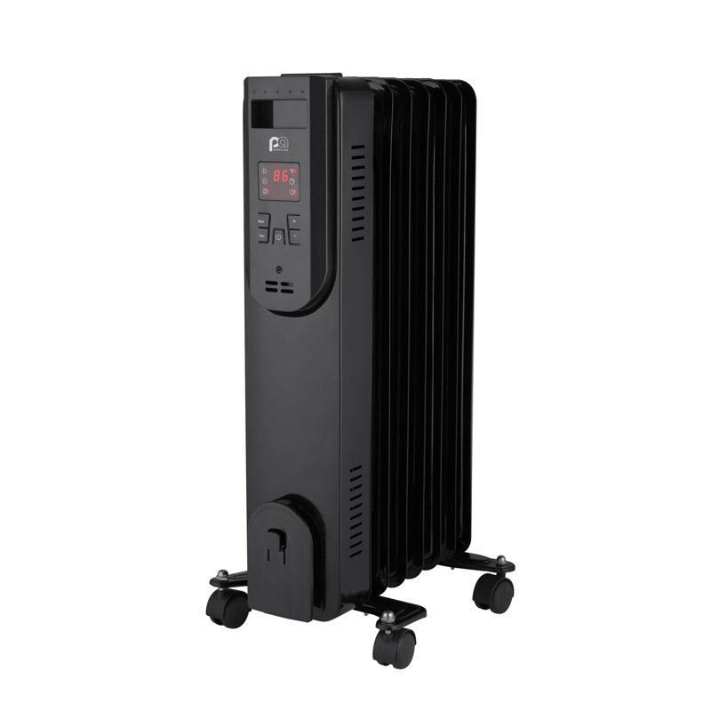 Perfect Aire 5118 BTU Electric Radiator Space Heater with Adjustable Thermostat