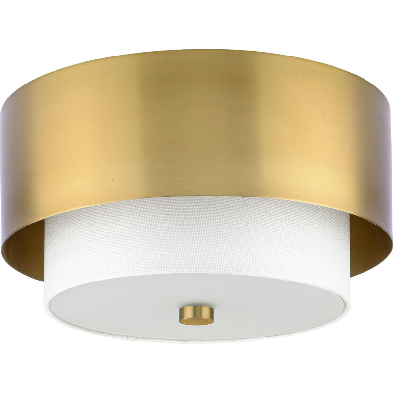 Eutaw Flush Mount, Brushed Bronze