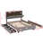 Upholstered Platform Bed With Storage Headboard-2144715186-2144715189