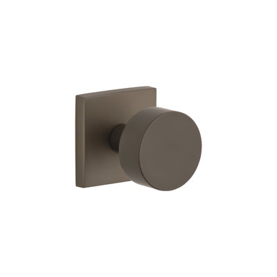 Viaggio Quadrato Rosette Passage (Hall & Closet) with Circolo Knob