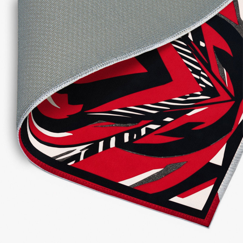 Tapis intérieur et extérieur Ruby Noir, Rectangle 9 pi x 12 pi