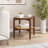 Alissandra Glass Top End Table
