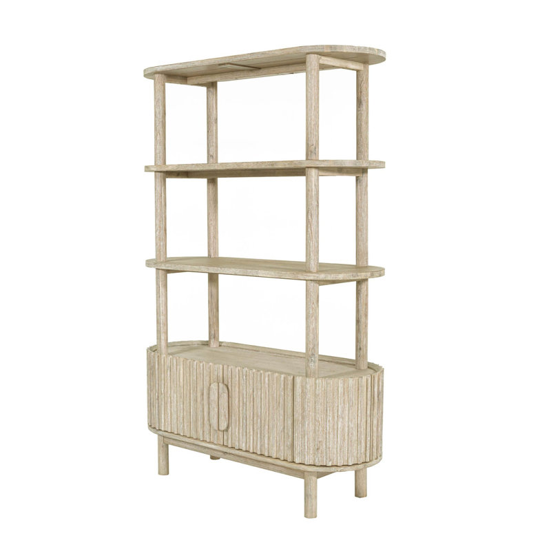 Bibliothèque en bois H 71 po x l 47,2 po Haith