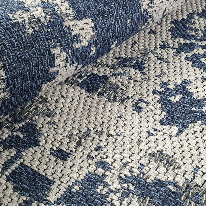 Detweiler Abstract Cotton Area Rug, Rectangle 192 x 290cm