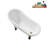 53.1'' x 25.6'' Freestanding Soaking Acrylic Bathtub-72770249-76285537