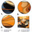 «Yellow Steaming Coffee Brew» - Art mural en métal café-1724535383