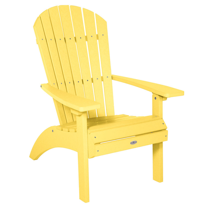 Chapmon Comfort Height Adirondack Chair, Yellow