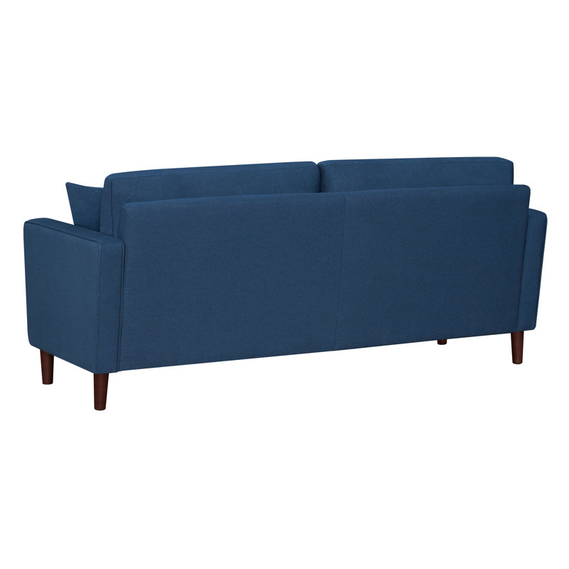 Doiphode Mid-Century Upholstered Sofa, Blue
